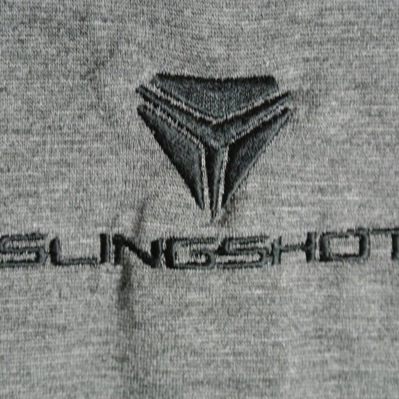 Men's Lululemon Grey Polo - Polaris Slingshot Racing Branded ROC - Size XL - Picture 5 of 13